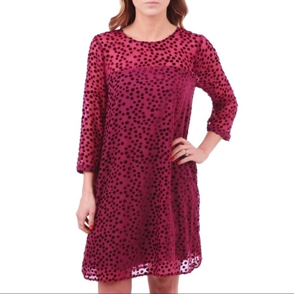 Patterson J. KINCAID RORY DOT DRESS - Picture 2 of 8